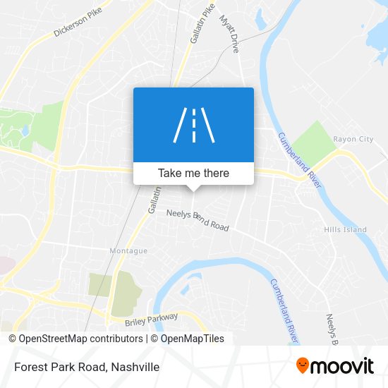 Mapa de Forest Park Road