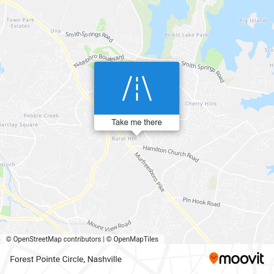 Forest Pointe Circle map
