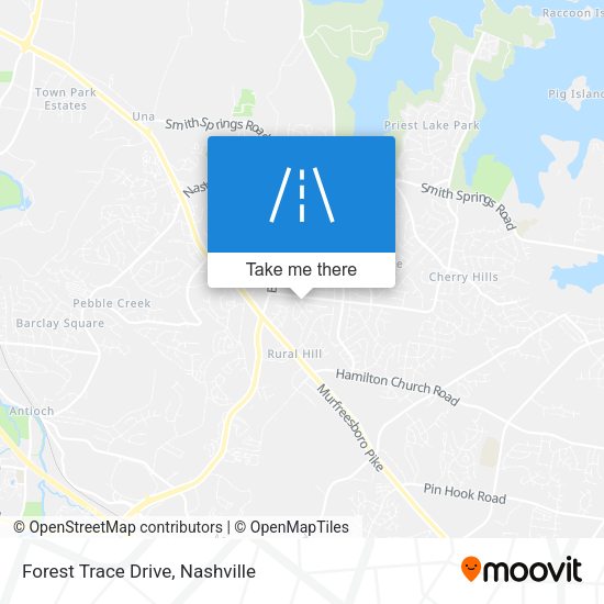 Forest Trace Drive map