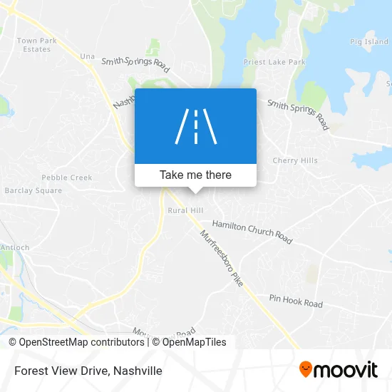 Forest View Drive map
