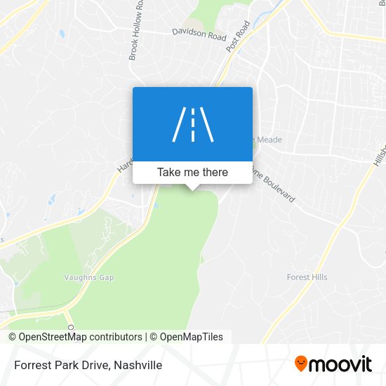 Mapa de Forrest Park Drive