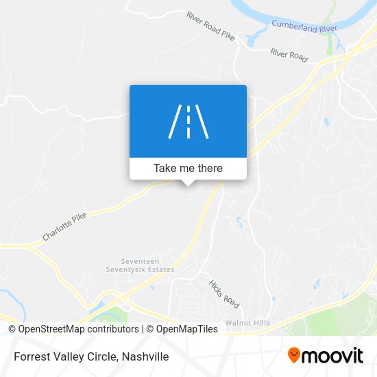 Forrest Valley Circle map