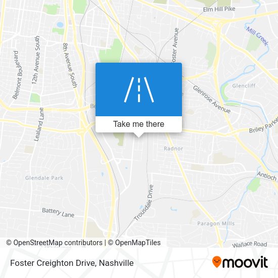 Foster Creighton Drive map