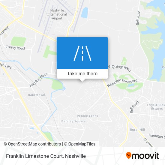 Franklin Limestone Court map