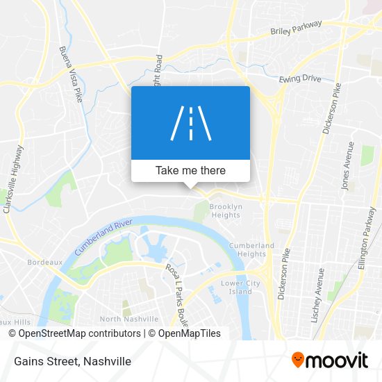 Gains Street map