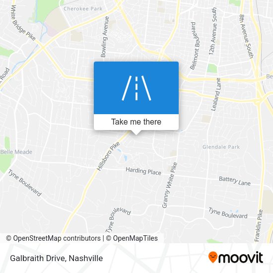Mapa de Galbraith Drive