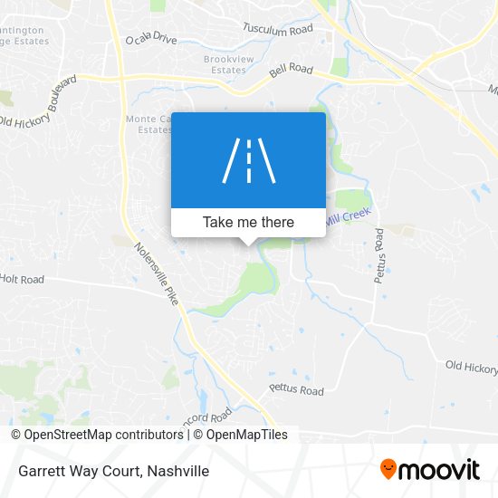 Garrett Way Court map