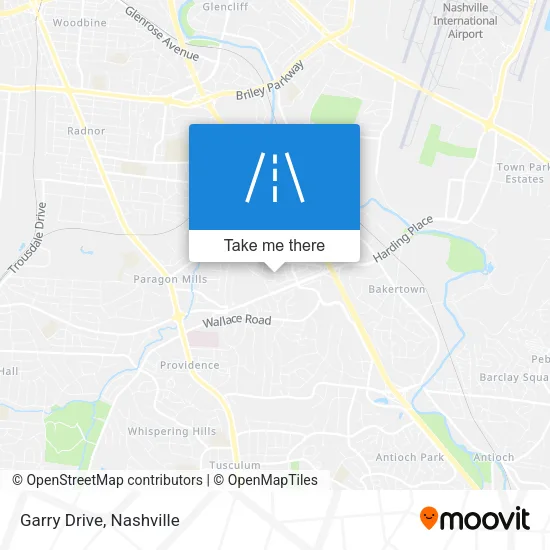 Garry Drive map