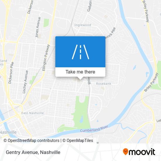 Mapa de Gentry Avenue