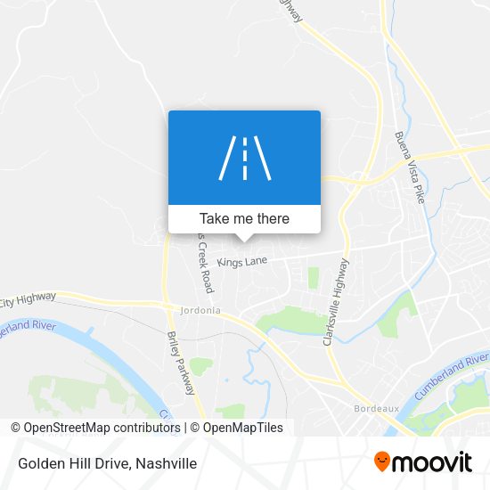 Mapa de Golden Hill Drive