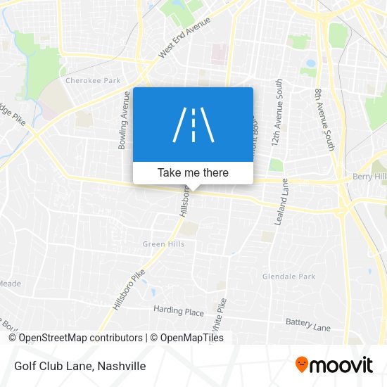 Mapa de Golf Club Lane