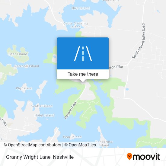 Granny Wright Lane map