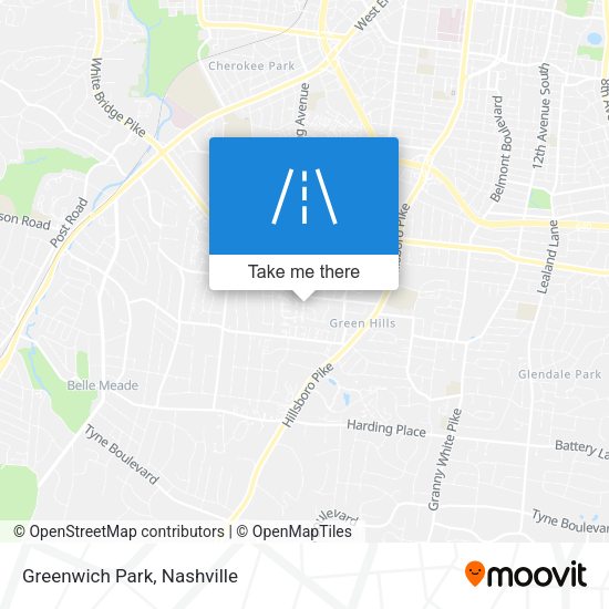 Mapa de Greenwich Park