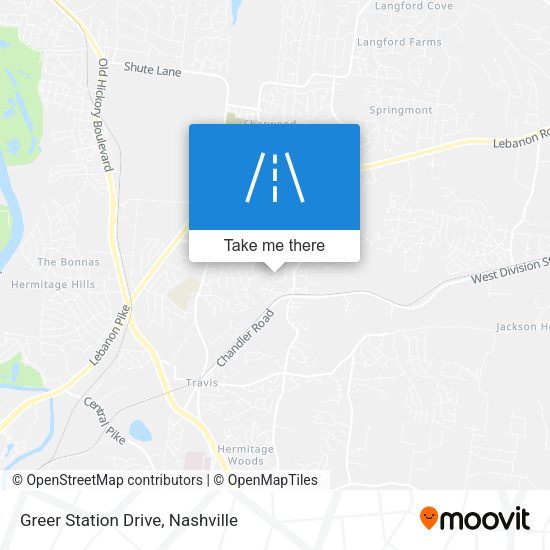 Greer Station Drive map