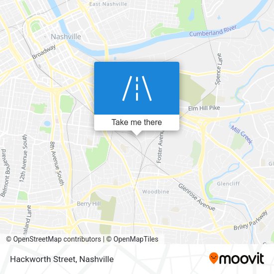 Mapa de Hackworth Street