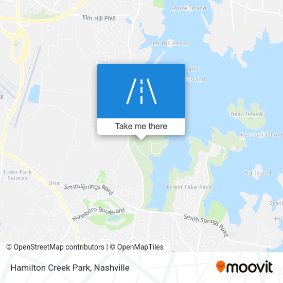 Mapa de Hamilton Creek Park