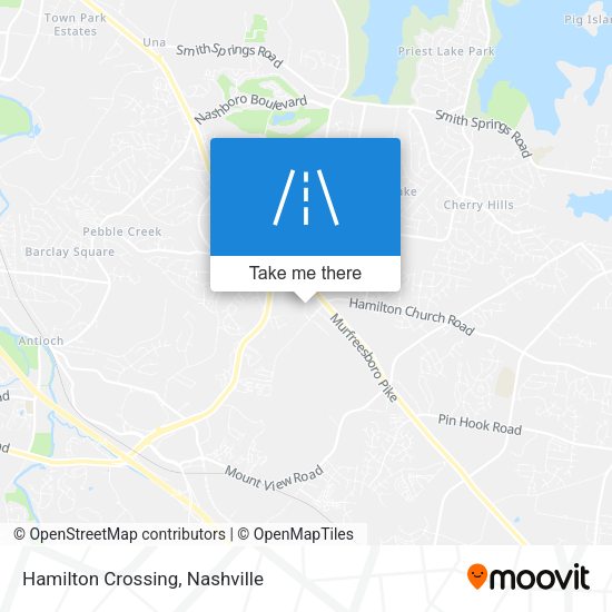 Mapa de Hamilton Crossing
