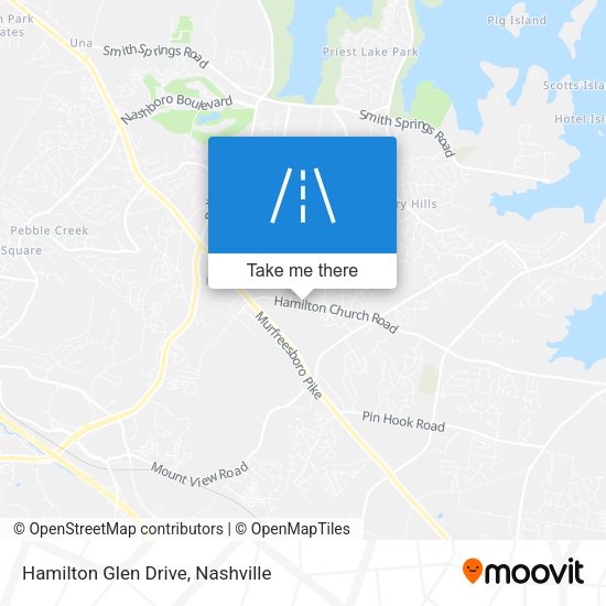 Hamilton Glen Drive map
