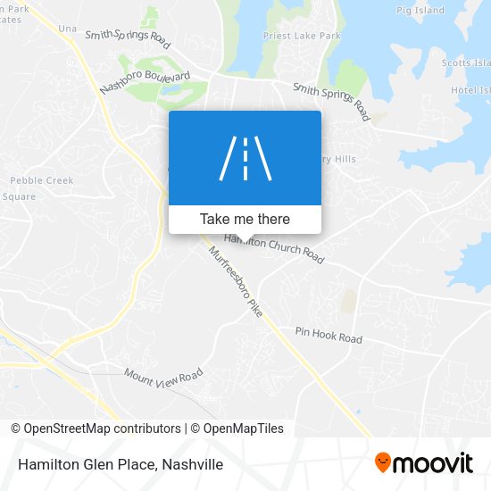 Hamilton Glen Place map