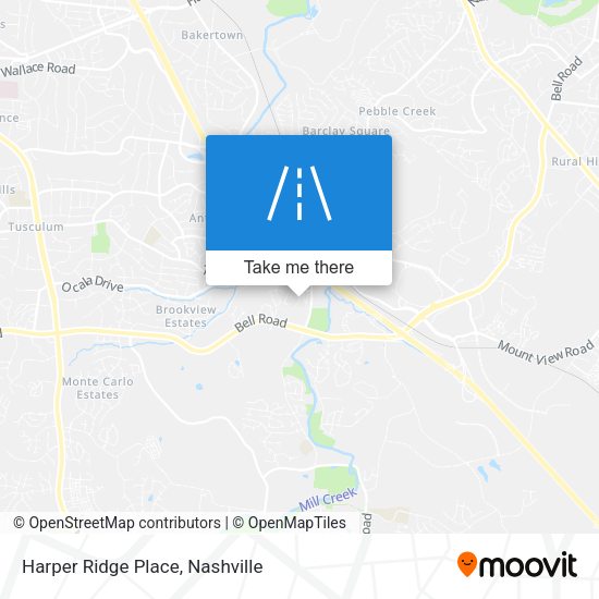 Mapa de Harper Ridge Place
