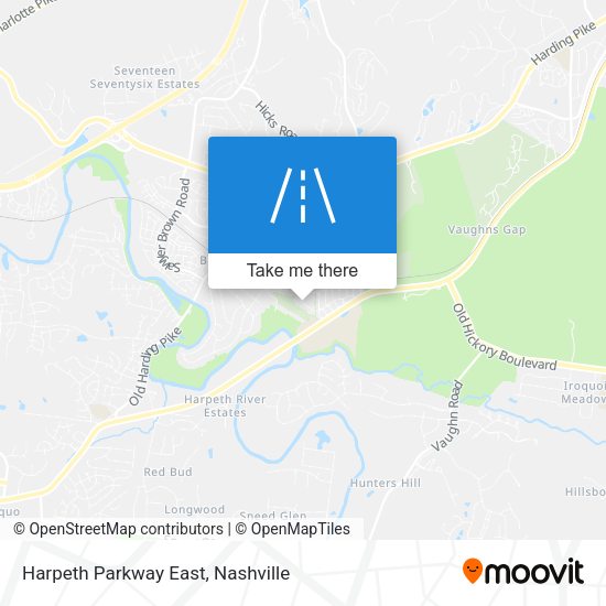 Harpeth Parkway East map