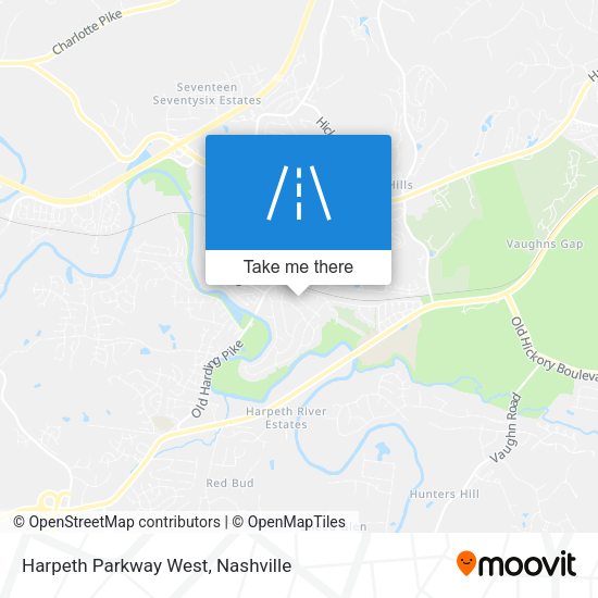 Mapa de Harpeth Parkway West
