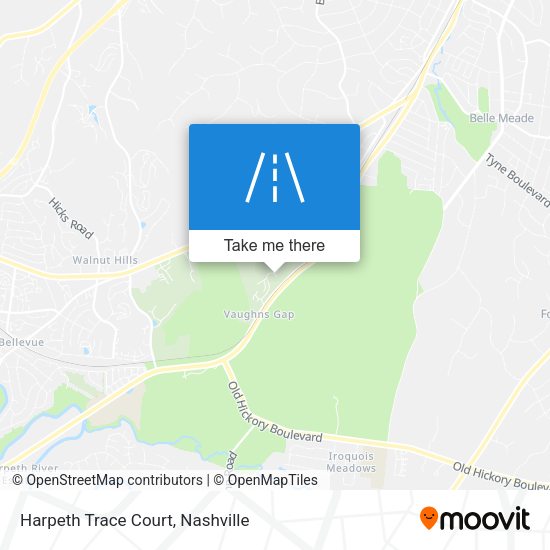 Mapa de Harpeth Trace Court