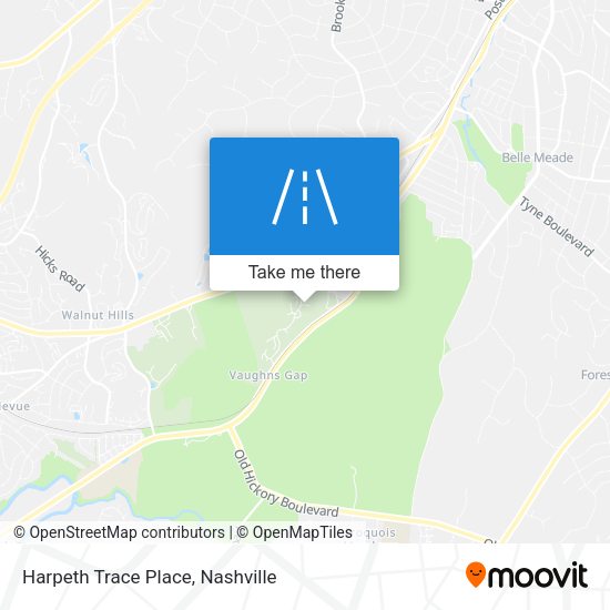 Harpeth Trace Place map