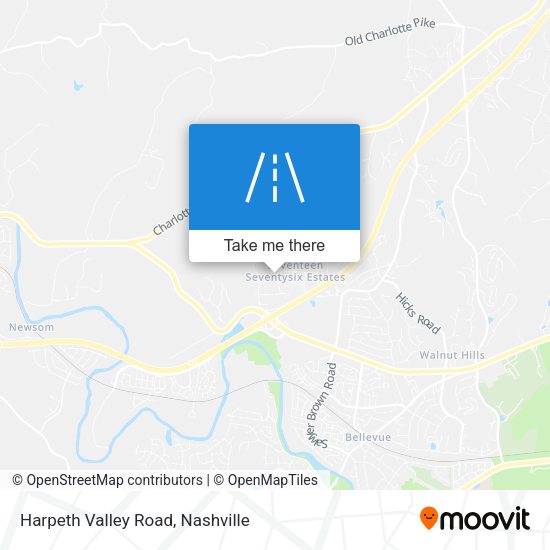 Mapa de Harpeth Valley Road