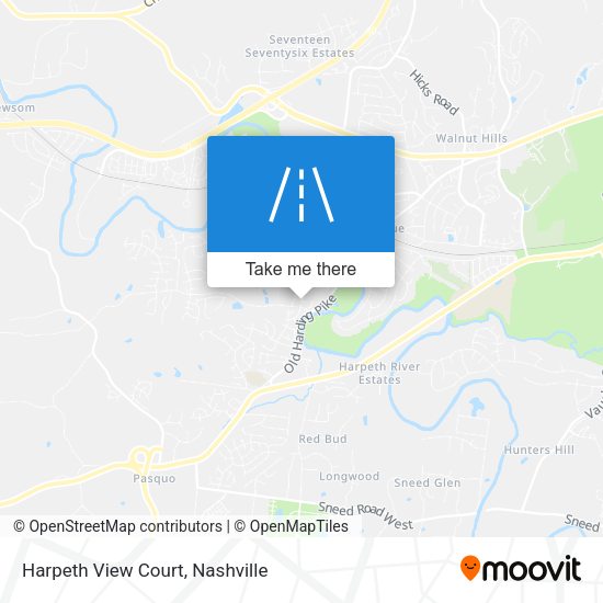 Mapa de Harpeth View Court