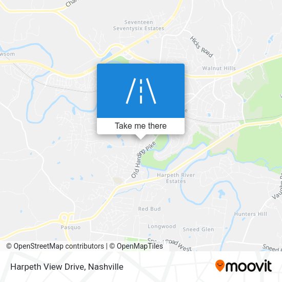 Harpeth View Drive map