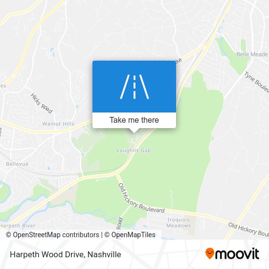 Mapa de Harpeth Wood Drive