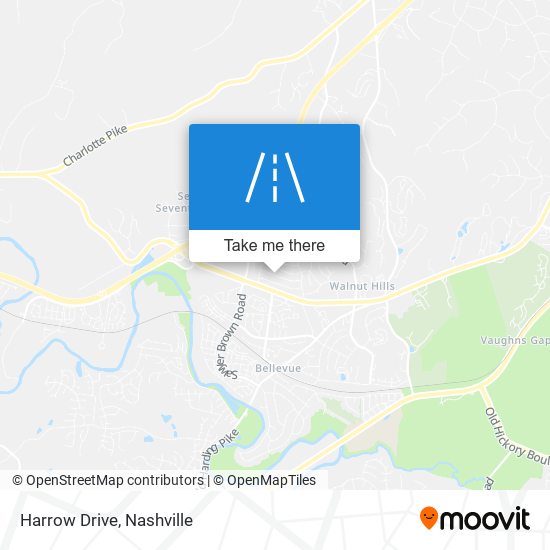 Harrow Drive map