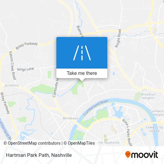 Hartman Park Path map