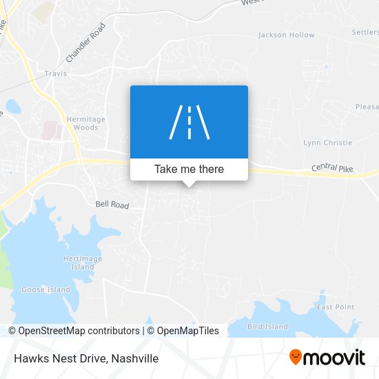 Mapa de Hawks Nest Drive