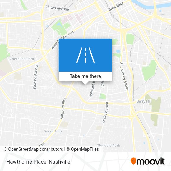 Mapa de Hawthorne Place