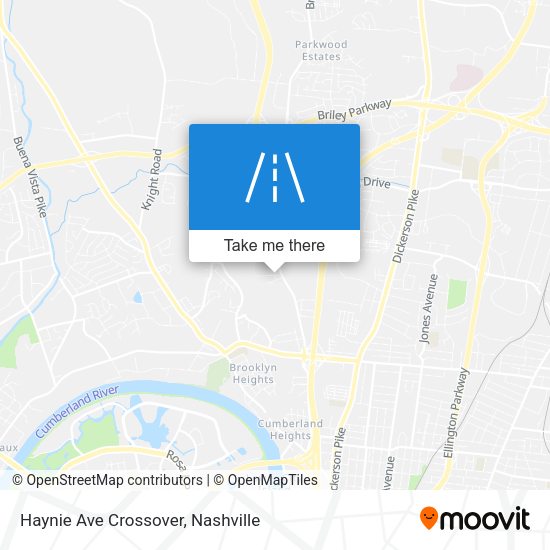 Haynie Ave Crossover map
