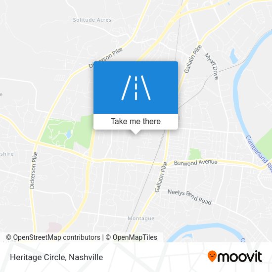 Mapa de Heritage Circle