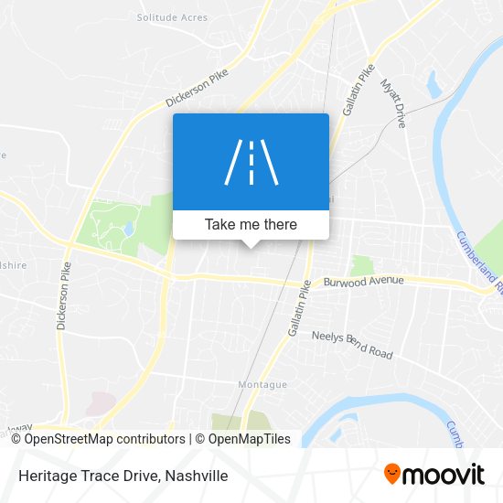 Heritage Trace Drive map