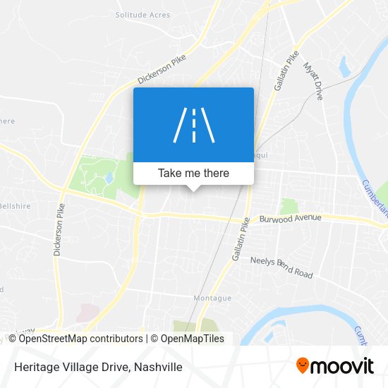 Heritage Village Drive map