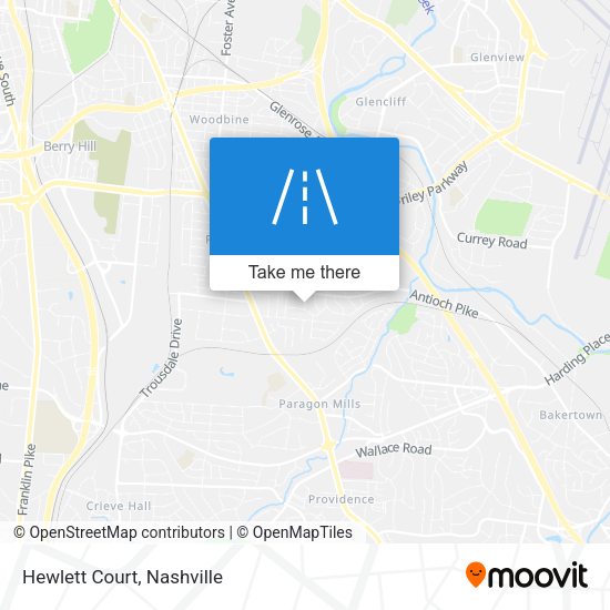 Mapa de Hewlett Court
