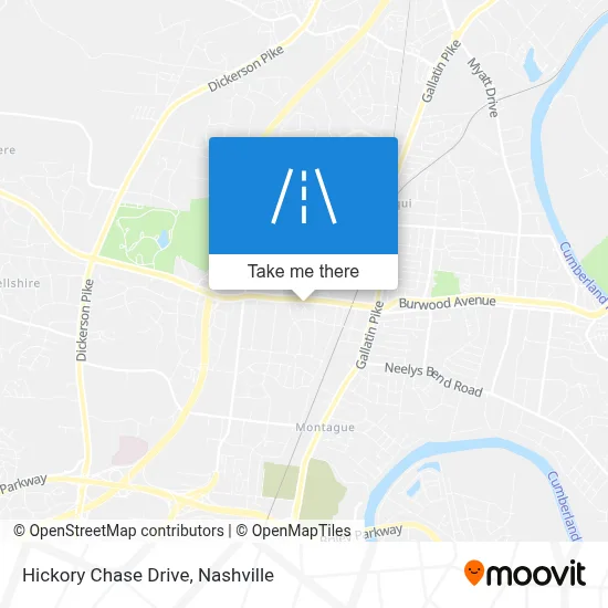 Hickory Chase Drive map