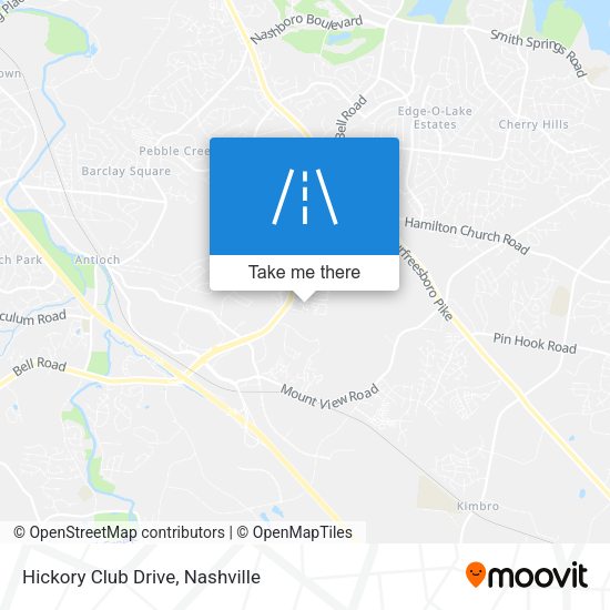 Mapa de Hickory Club Drive