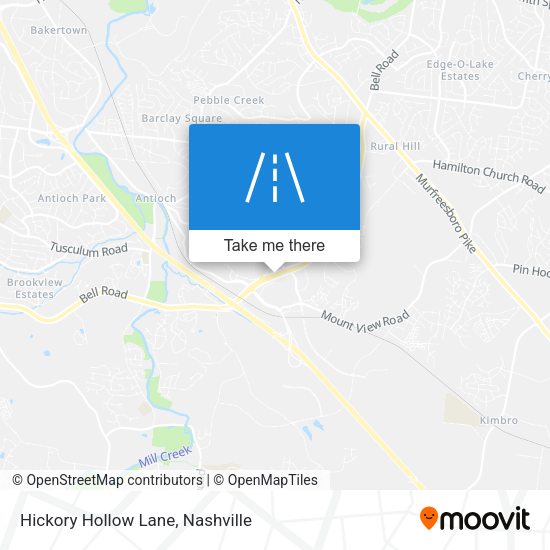 Mapa de Hickory Hollow Lane
