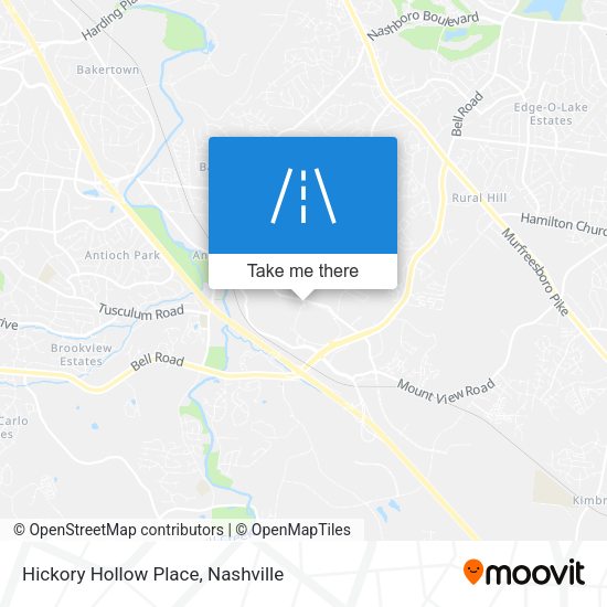 Hickory Hollow Place map