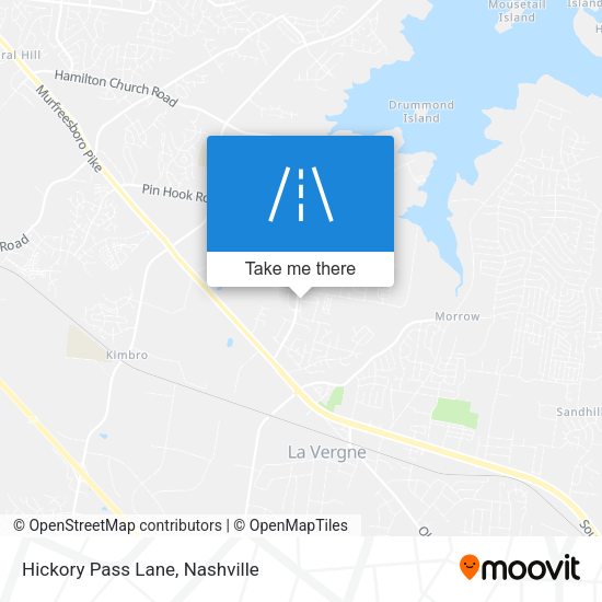 Hickory Pass Lane map