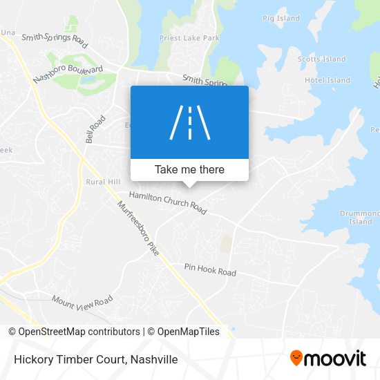 Hickory Timber Court map