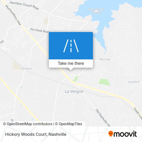 Mapa de Hickory Woods Court