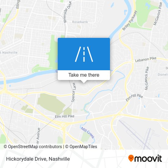Hickorydale Drive map
