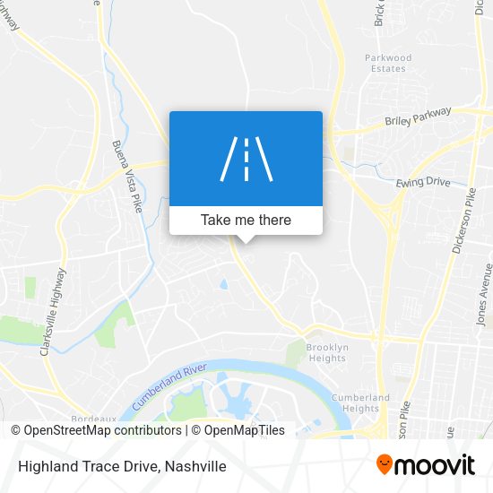 Highland Trace Drive map